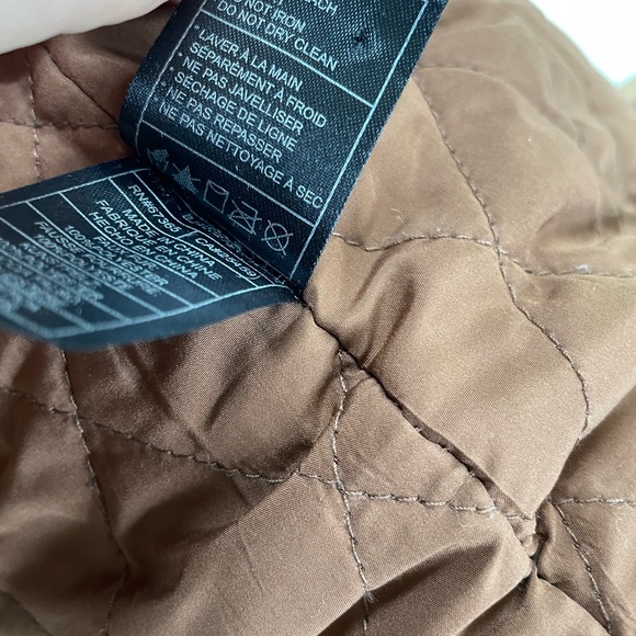 Long Teddy style Coat, Brown - Picture 8 of 12